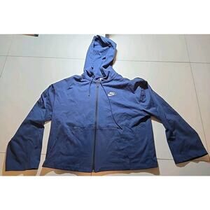 Nike Sportswear Women's Full-Zip Hoodie Black DN4943-410 Sz M $75 MSRP